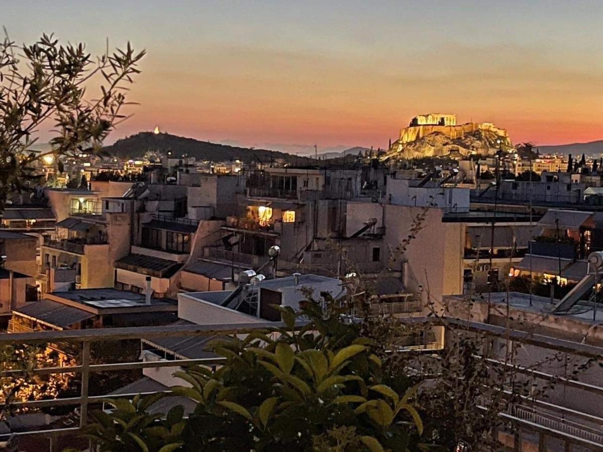 Parthenon Sunset Apartment Athena Bagian luar foto