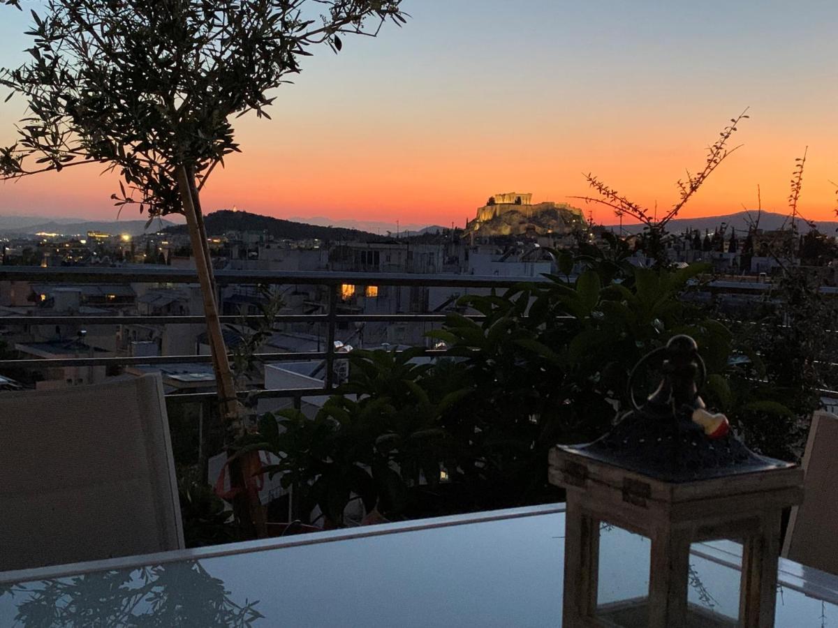 Parthenon Sunset Apartment Athena Bagian luar foto