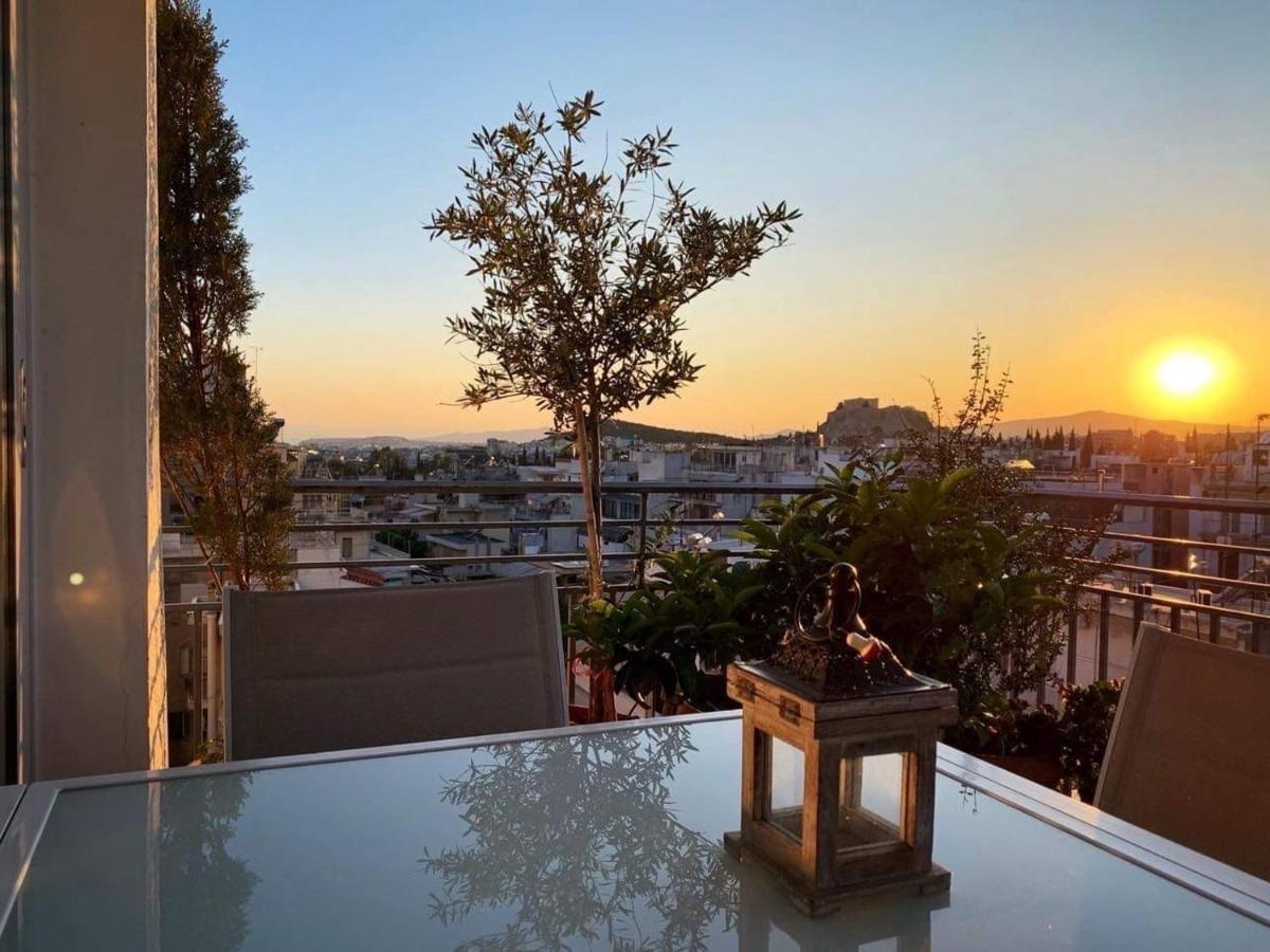 Parthenon Sunset Apartment Athena Bagian luar foto