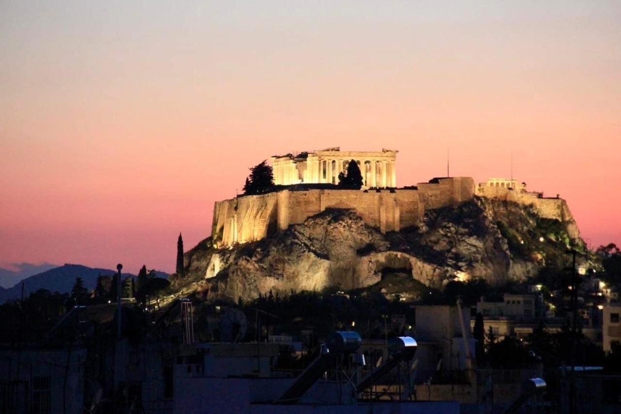 Parthenon Sunset Apartment Athena Bagian luar foto